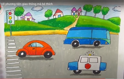 Tạo hình   Vẽ Phương tiện giao thông  - Giáo viên: Hoàng Thị Huê